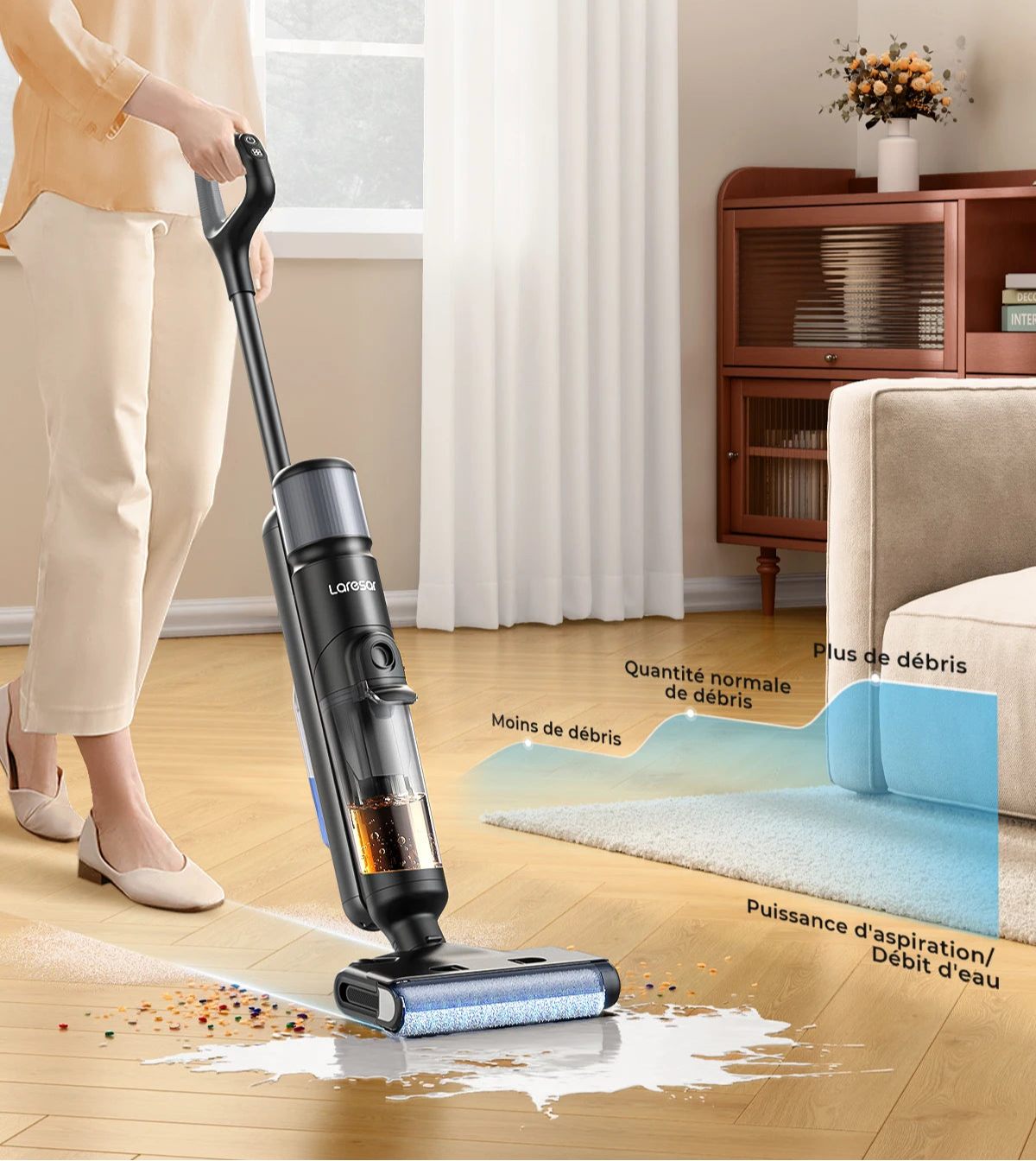 Aspirateur Balai Laresar m3 puissant
