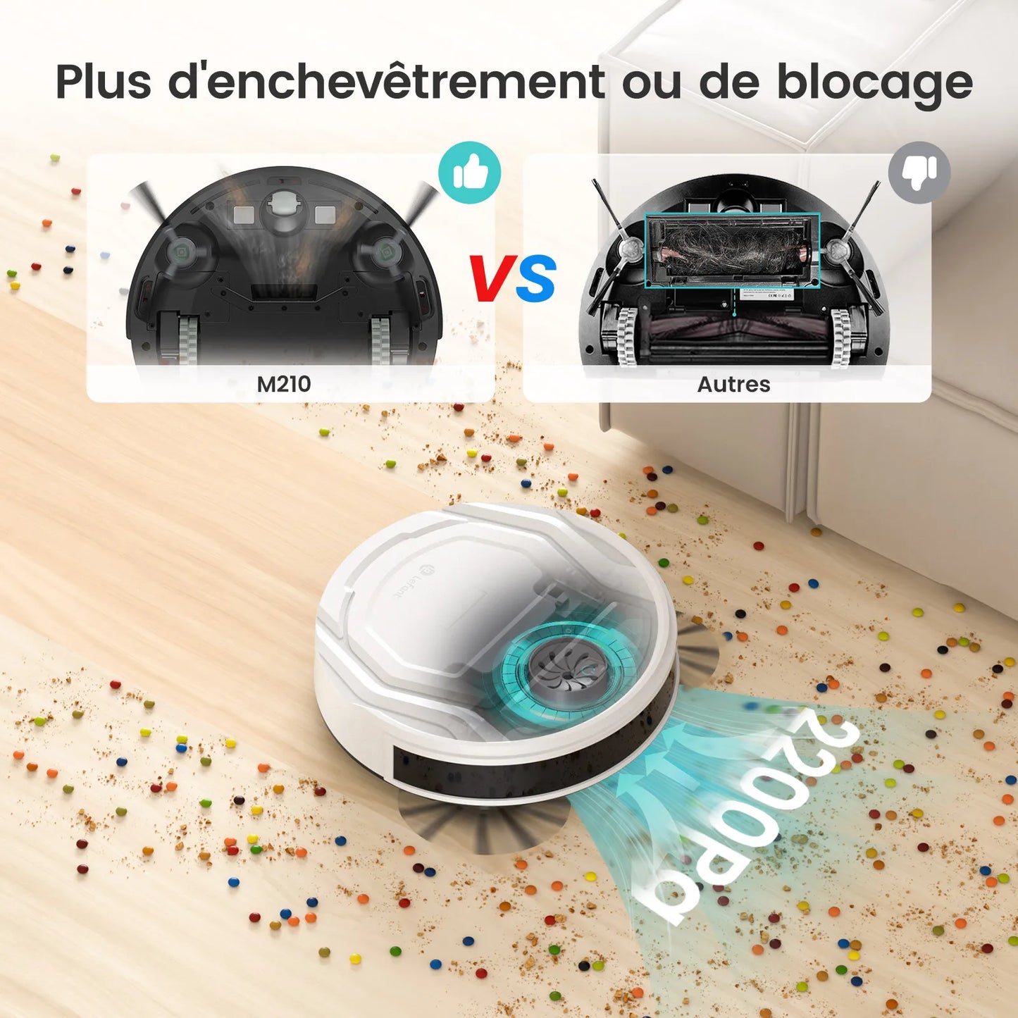 Aspirateur Robot M210 White