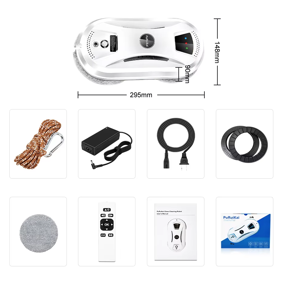 Robot lave vitre kit