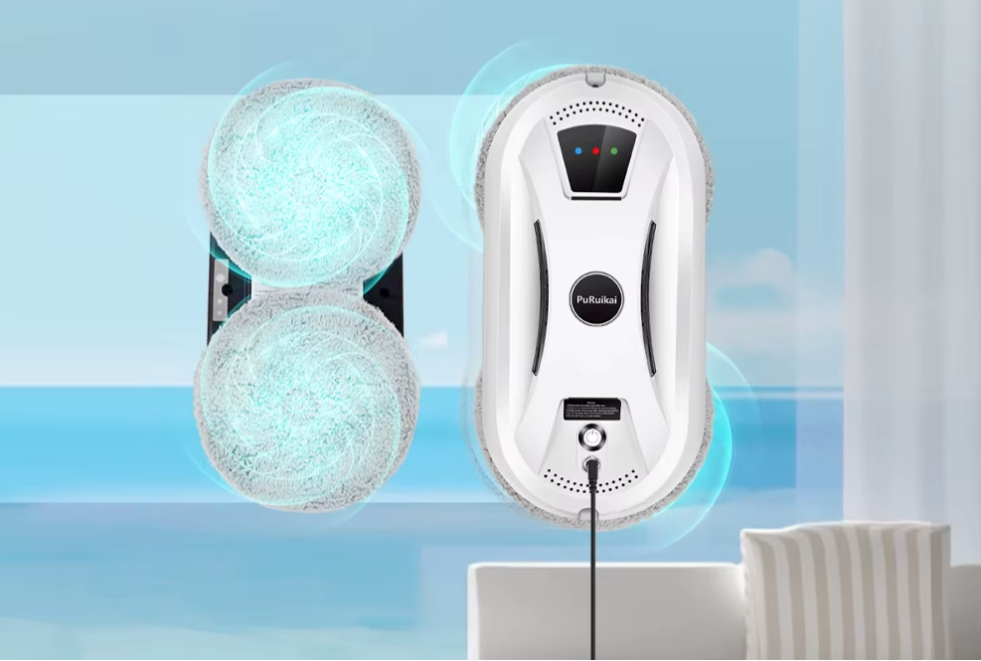 Robot lave vitre rotation
