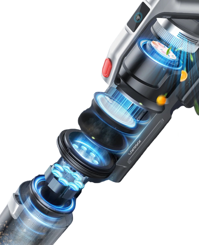 Aspirateur Balai Laresar elite filtration nettoyage