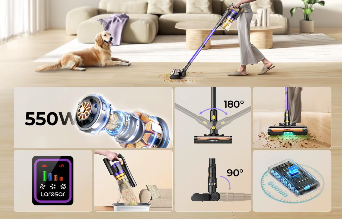 Aspirateur Balai Laresar x intelligent